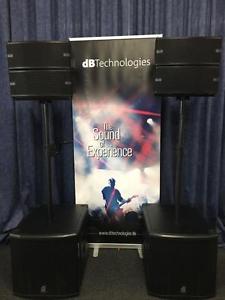 dB Technologies DVA Mini Starter Set DJ PA Line Array Aktiv