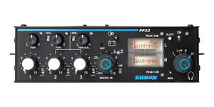 Shure FP33 Professional Portable 3 Channel Microphone Stereo Field Mixer
