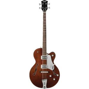 Gretsch G6119B Broadkaster Electric Bass Guitar - Walnut Stain