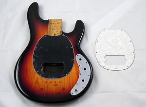 MUSIC MAN 1979 Vintage Pre-Ernie Ball Stingray Slab Ash Body - Restored Finish!