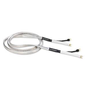Analysis Plus - Bi-Wire Big Silver Oval Speaker Cable (Pair) Banana Plugs 10ft