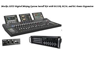 Mackie AXIS Digital Mixing System Install Kit with DL32R, DC16, and DL Dante