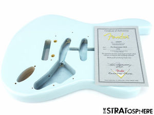USA Fender Custom Shop NOS Pro Strat BODY Stratocaster Guitar Nitro Sonic Blue