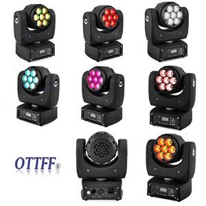 OTTFF 70W Sound Control Moving Head LED DJ Wedding Show Stage Par Light(Pack of 8)