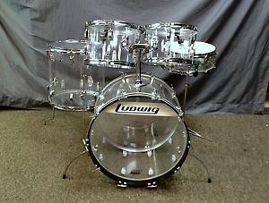 VINTAGE LUDWIG VISTALITE 5 PIECE KIT. FREE WORLDWIDE SHIPPING FROM CALIFORNIA