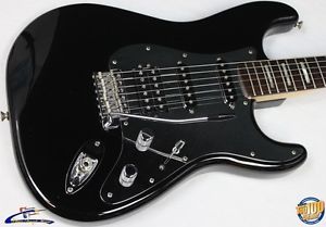 2006 Fender Big Block Strat HSS Electric Guitar w/ HSC Black Stratocaster #37946