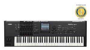 Yamaha MOTIF XF7 76 Key Music Production Synthesizer with 1 Year Free Extended Warranty