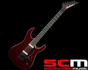 Jackson DK2Q DINKY Transparent Red Electric Guitar