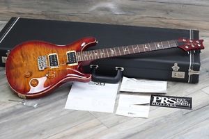 WOW! 2004 PRS Custom 24 McCarty Sunburst Tiger Eye Flame Unique MINT!