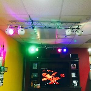 16 LED Lights, TWO Alkalite Public Control 80, Chauvet Obey 3, and All Cables
