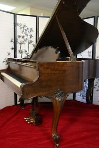 Luxury Art Case Steinway M 1930 Walnut King Louis XV (See Video) RESTORED