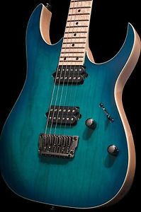 Ibanez Prestige RG652ahmxf Electric Guitar Nebula Green Burst w/ hard case