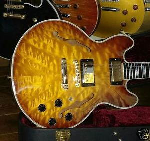 Gibson Custom  Shop CS 356 Quilt on Koa with Stinger