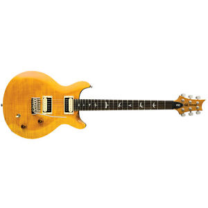 PRS SE Santana Signature Electric Guitar Santana Yellow DEMO