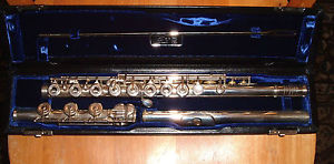2001 Haynes Handmade Silver Flute  #51381
