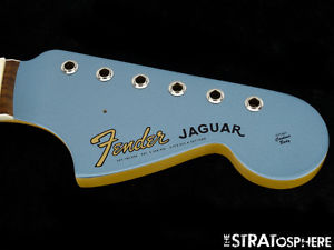 * Fender Vintage 65 RI USA Jaguar NECK 65 Reissue Rosewood Bound Ice Blue #347