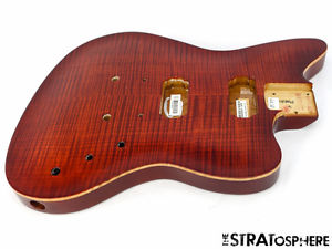 * Fender American Select Flame Maple Jazzmaster BODY Carved Top Guitar #379