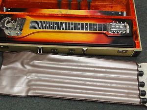 VINTAGE FENDER Model 400  8 STRING PEDAL STEEL GUITAR w/ STAND & CASE 50's /60's