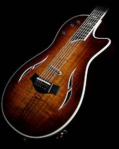 Taylor T5z-12 Custom Koa Top with Shaded Edgeburst, 12 string