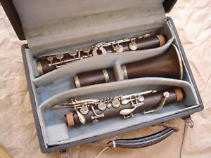 Vintage Console Sax Fingering Clarinet - Plateau Keys, Excellent New Pads