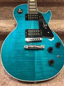 Gibson 2014 Les Paul Signature Electric Guitar Carribean Blue ~ NEW