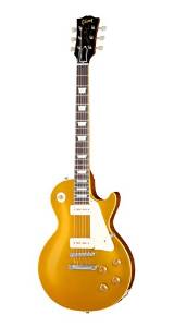 Gibson Custom Shop LPR64VOAGNH1 1956 Les Paul Goldtop VOS Solid-Body Electric Guitar, Antique Gold