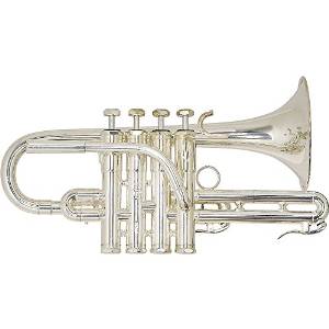 Schilke Custom 4 Valve G Trumpet with Tuning Bell G1L4 Silver (G1L4 Silver)