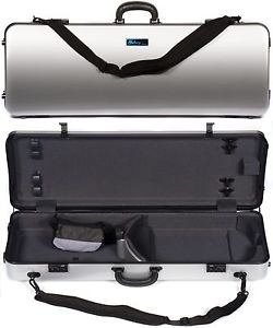 Galaxy Zenith 400SL Oblong Adjustable Silver Viola Case - AUTHORIZED DEALER!