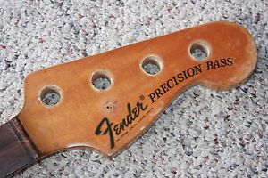 1974 1975 Fender Precision bass neck rosewood