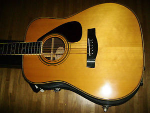 YAMAHA L-6, 1978, VG Condition Vintage Japanese Acoustic Guitar w/HC