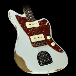Fender Custom Shop 1960 Jazzmaster Roasted Alder Electric Guitar Sonic Blue