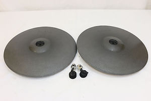 TWO Roland CY14C MG Crash V-Cymbal V Drum Trigger CY-14C-MG 15 12R/C for TD 30