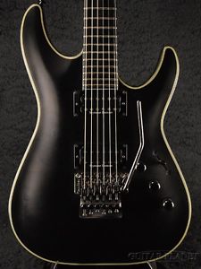 Schecter AD-C-1-FR-BJ-SLS/P Satin Black VG condition w/Soft Case Electric Guitar