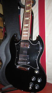 2004 Gibson SG Standard Electric Guitar Black Clean w/ Original Hard Case
