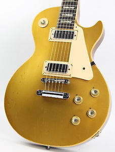 Vintage 1974 Gibson Les Paul Deluxe Gold Top W/ Case!