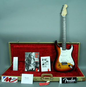 1991 Fender Stratocaster Ultra Sunburst Chet Atkins Signed Elec. Guitar w/OHSC