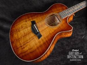 Taylor K22ce Koa Grand Concert Acoustic-Electric Guitar Shaded Edgeburst (SN:1111305127)