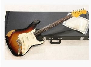 Rittenhouse Guitars S-Model Sunburst w/hard case F/S Guiter Bass #Q464