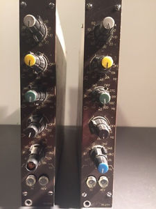 Vintage Audix 35102 Rev2 Mic Preamp Equalizer PAIR Neve EQ