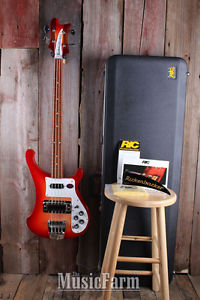 Rickenbacker 4003S FG Fire Glo 4 String Electric Bass Guitar w Hardshell Case