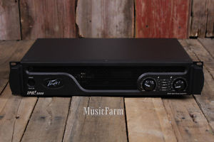Peavey IPR 2 3000 DDT 2 Channel Power Amplifier 3000 Watt Class D Rack Mount Amp