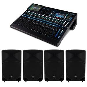 Allen & Heath Qu-24 Digital Mixer With Mackie Thump15 Powered Loudspeakers