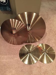 Paiste Giant Beat Set 24" 20" 15" Multi Hi Hats Crash Ride Pack Cymbals
