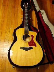 Taylor 214ce-G Acoustic/Electric Guitar w/ case, strap