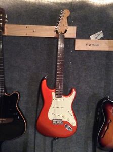 2002 Fender American Deluxe Stratocaster, USA Strat, Candy Tangerine.