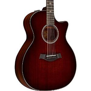 Taylor 500 Series M524Cce Grand Auditorium Acoustic-Electric Guitar Tobacco Edge Burst
