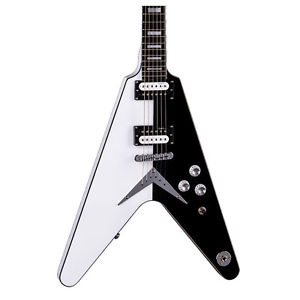 Dean Michael Schenker MS-2004 Flying V Guitar with OHSC - Black and White NEW
