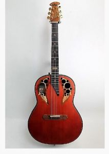 OVATION ADAMAS NV681 ARB Natural w/hard case F/S Guiter Bass From JAPAN #Q471