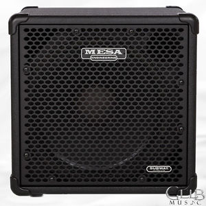 Mesa Boogie Subway Ultra-Lite 1x15 Bass Cabinet in Black - 0.S115.AMB