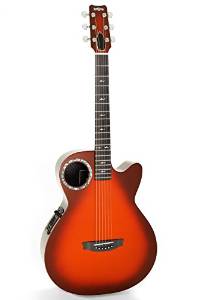 RainSong Guitars Concert Series CO-WS1005NST Acoustic-Electric Guitar, Tobacco Burst